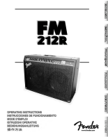 Fender FM-212R - Owners Manual